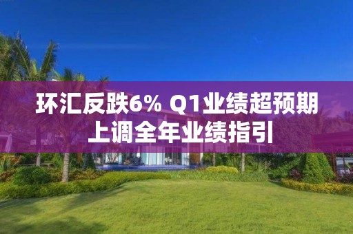 環(huán)匯反跌6% Q1業(yè)績超預(yù)期 上調(diào)全年業(yè)績指引