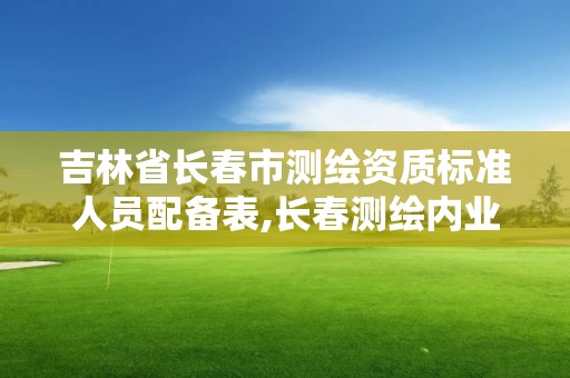 吉林省長春市測繪資質標準人員配備表,長春測繪內業招聘。