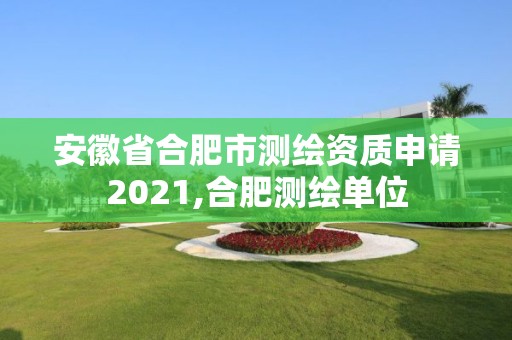 安徽省合肥市測繪資質申請2021,合肥測繪單位