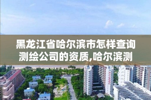 黑龍江省哈爾濱市怎樣查詢測繪公司的資質,哈爾濱測繪院地址。