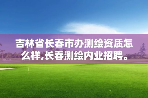 吉林省長春市辦測繪資質怎么樣,長春測繪內業招聘。