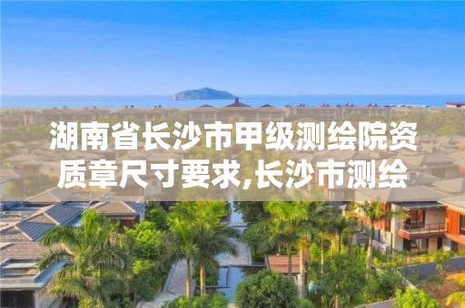 湖南省長沙市甲級測繪院資質章尺寸要求,長沙市測繪資質單位名單。