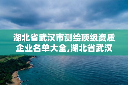 湖北省武漢市測繪頂級資質(zhì)企業(yè)名單大全,湖北省武漢市測繪頂級資質(zhì)企業(yè)名單大全最新。