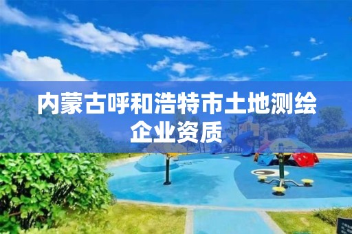 內(nèi)蒙古呼和浩特市土地測繪企業(yè)資質(zhì)