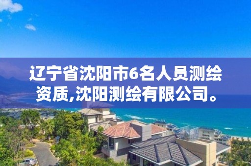 遼寧省沈陽市6名人員測繪資質,沈陽測繪有限公司。