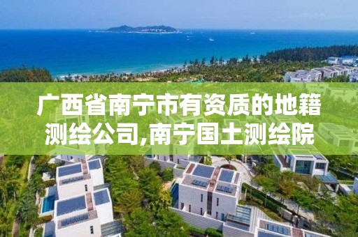 廣西省南寧市有資質的地籍測繪公司,南寧國土測繪院。