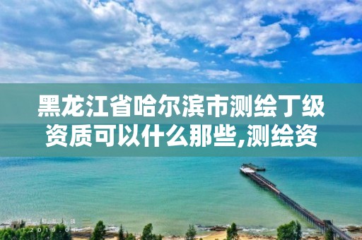 黑龍江省哈爾濱市測繪丁級資質可以什么那些,測繪資質丁級是什么意思。