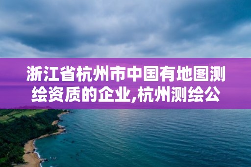 浙江省杭州市中國有地圖測繪資質的企業,杭州測繪公司有哪幾家。