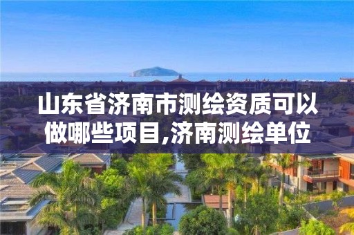 山東省濟南市測繪資質可以做哪些項目,濟南測繪單位。