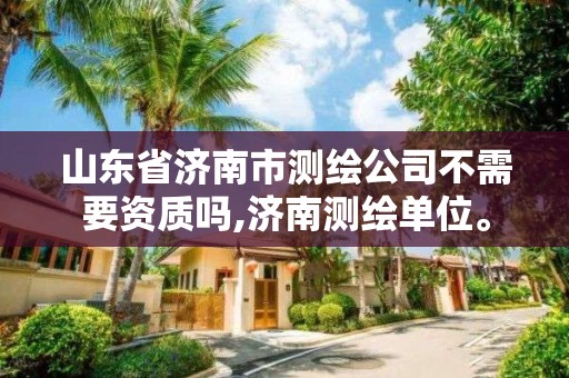 山東省濟南市測繪公司不需要資質嗎,濟南測繪單位。