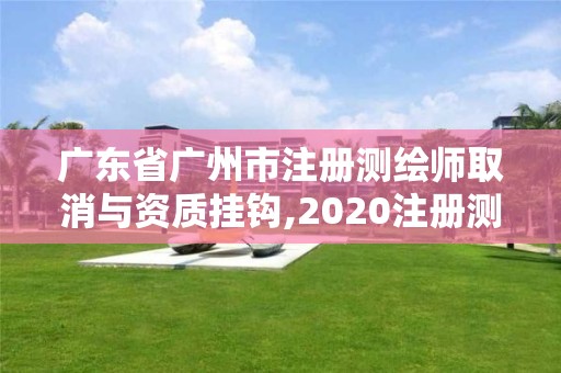 廣東省廣州市注冊測繪師取消與資質掛鉤,2020注冊測繪師即將取消。