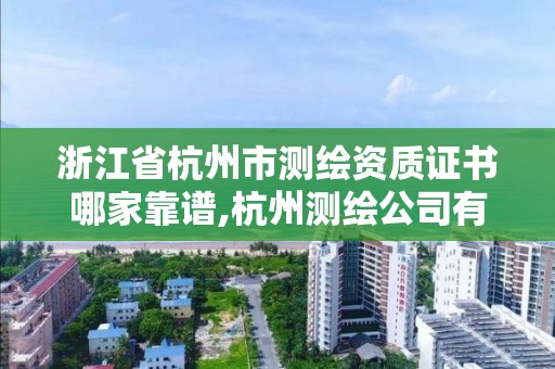 浙江省杭州市測繪資質證書哪家靠譜,杭州測繪公司有哪幾家。