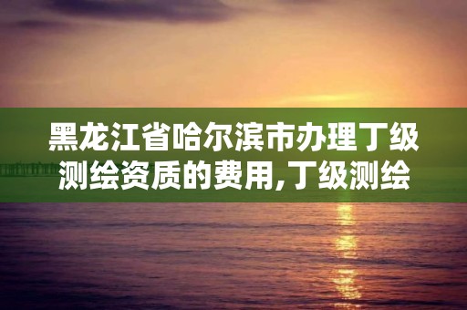 黑龍江省哈爾濱市辦理丁級測繪資質的費用,丁級測繪資質申請需要什么儀器。