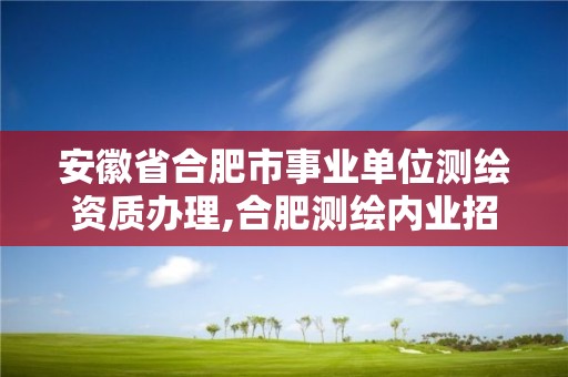 安徽省合肥市事業(yè)單位測繪資質辦理,合肥測繪內業(yè)招聘。