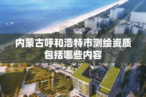 內蒙古呼和浩特市測繪資質包括哪些內容