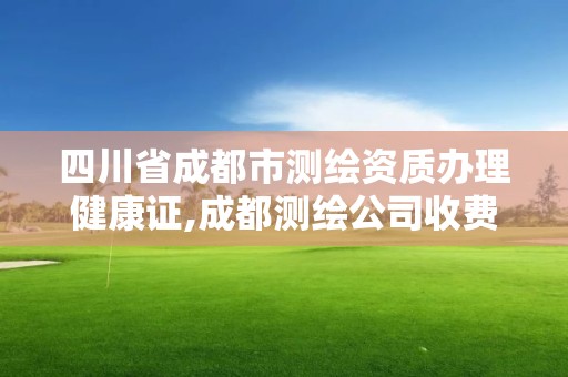 四川省成都市測繪資質辦理健康證,成都測繪公司收費標準。