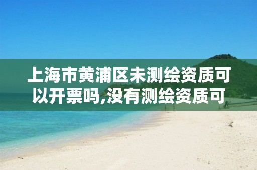 上海市黃浦區未測繪資質可以開票嗎,沒有測繪資質可以測繪嗎。