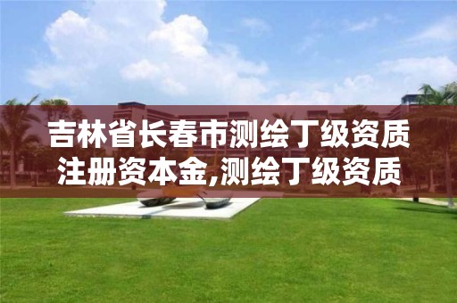 吉林省長春市測繪丁級資質注冊資本金,測繪丁級資質全套申請文件。