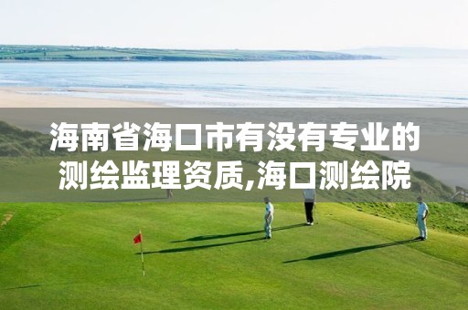 海南省海口市有沒有專業的測繪監理資質,海口測繪院。