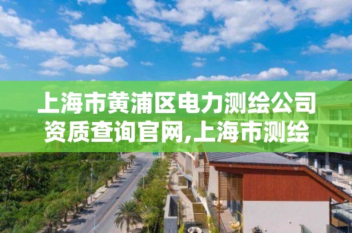 上海市黃浦區電力測繪公司資質查詢官網,上海市測繪資質單位名單。