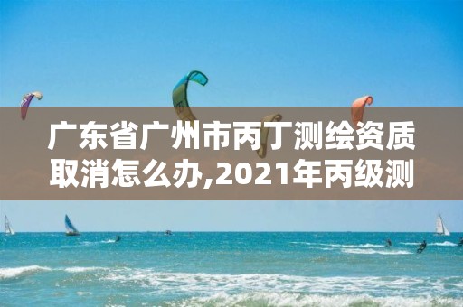 廣東省廣州市丙丁測繪資質取消怎么辦,2021年丙級測繪資質延期。