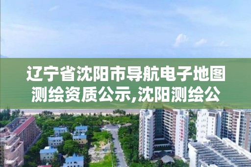 遼寧省沈陽市導航電子地圖測繪資質公示,沈陽測繪公司哪家強哪家好。