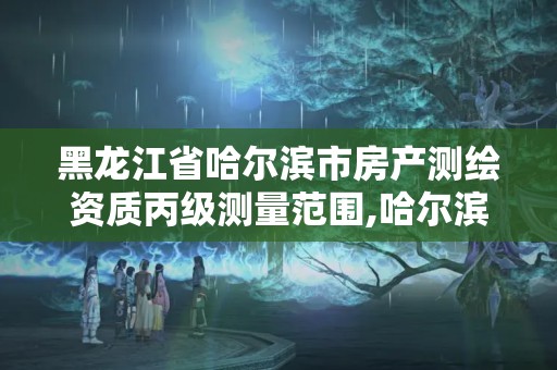 黑龍江省哈爾濱市房產測繪資質丙級測量范圍,哈爾濱房產測繪公司電話。