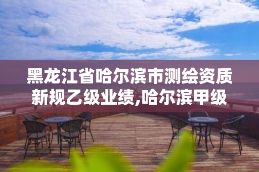 黑龍江省哈爾濱市測繪資質(zhì)新規(guī)乙級業(yè)績,哈爾濱甲級測繪公司。