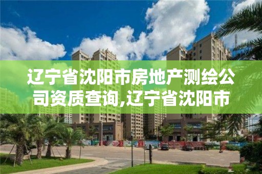 遼寧省沈陽(yáng)市房地產(chǎn)測(cè)繪公司資質(zhì)查詢,遼寧省沈陽(yáng)市房地產(chǎn)測(cè)繪公司資質(zhì)查詢電話。