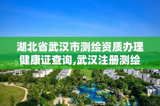 湖北省武漢市測繪資質辦理健康證查詢,武漢注冊測繪師考試時間。