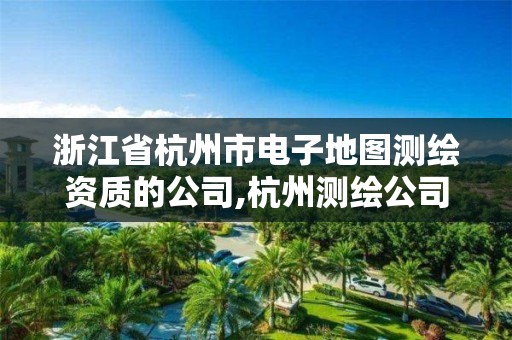 浙江省杭州市電子地圖測繪資質的公司,杭州測繪公司有哪幾家。