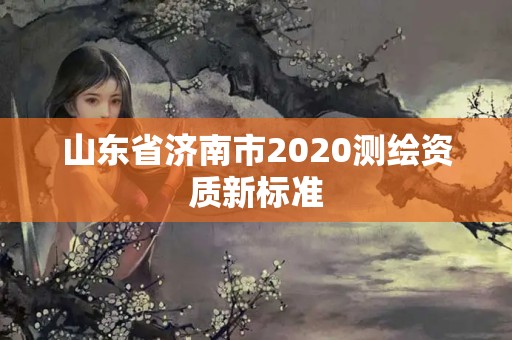 山東省濟(jì)南市2020測(cè)繪資質(zhì)新標(biāo)準(zhǔn)