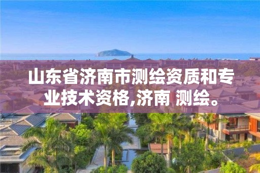 山東省濟南市測繪資質和專業技術資格,濟南 測繪。