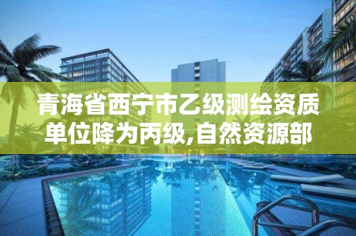 青海省西寧市乙級測繪資質單位降為丙級,自然資源部關于延長乙級測繪資質證書有效期的公告。