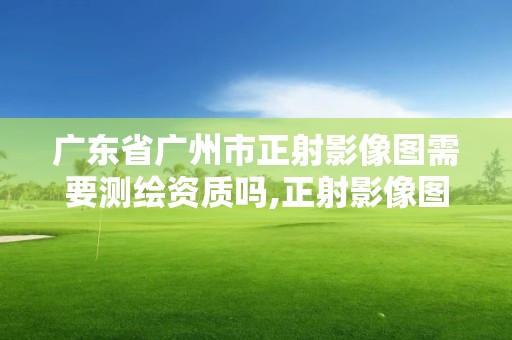 廣東省廣州市正射影像圖需要測繪資質嗎,正射影像圖質量檢查。