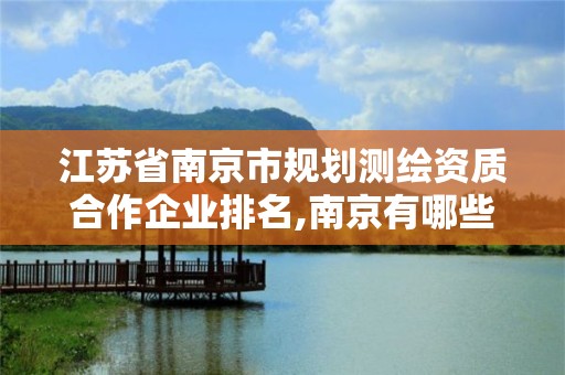 江蘇省南京市規劃測繪資質合作企業排名,南京有哪些測繪國企單位。