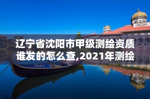 遼寧省沈陽市甲級測繪資質誰發的怎么查,2021年測繪甲級資質申報條件。