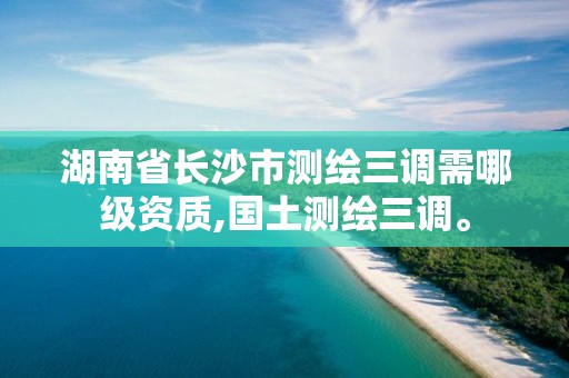 湖南省長沙市測繪三調需哪級資質,國土測繪三調。