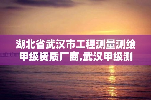 湖北省武漢市工程測(cè)量測(cè)繪甲級(jí)資質(zhì)廠商,武漢甲級(jí)測(cè)繪資質(zhì)名錄。