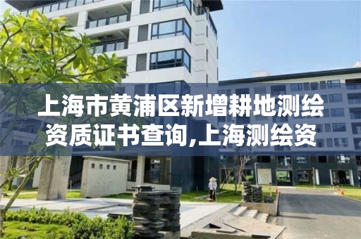 上海市黃浦區新增耕地測繪資質證書查詢,上海測繪資質代辦。