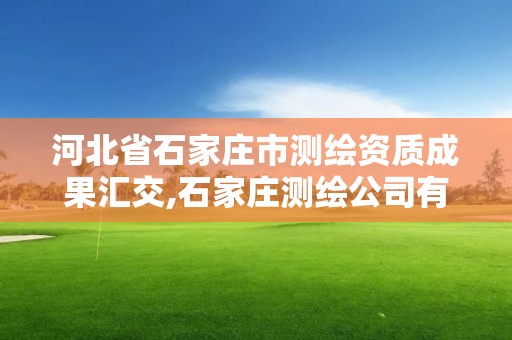 河北省石家莊市測繪資質成果匯交,石家莊測繪公司有哪些。