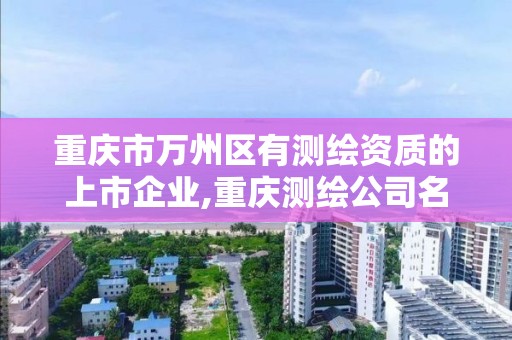 重慶市萬州區有測繪資質的上市企業,重慶測繪公司名錄。