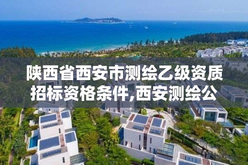 陜西省西安市測繪乙級資質招標資格條件,西安測繪公司資質。