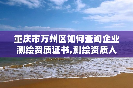 重慶市萬州區如何查詢企業測繪資質證書,測繪資質人員查詢。