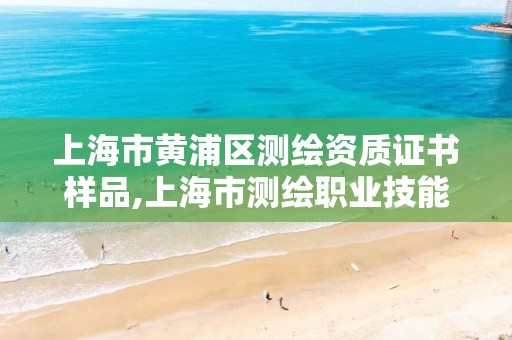 上海市黃浦區測繪資質證書樣品,上海市測繪職業技能培訓中心。