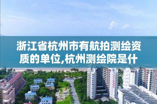 浙江省杭州市有航拍測繪資質(zhì)的單位,杭州測繪院是什么單位。