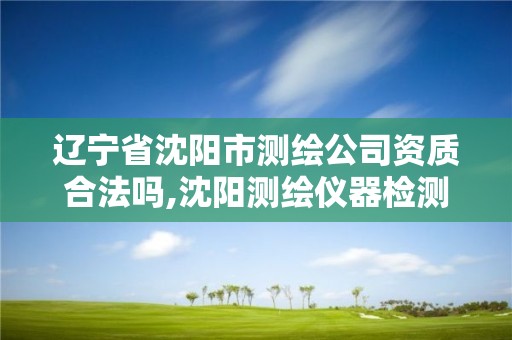 遼寧省沈陽市測繪公司資質(zhì)合法嗎,沈陽測繪儀器檢測單位。