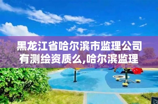 黑龍江省哈爾濱市監理公司有測繪資質么,哈爾濱監理公司排名。