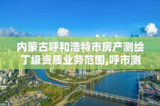 內蒙古呼和浩特市房產測繪丁級資質業務范圍,呼市測繪院家屬樓二手房。