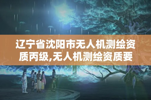 遼寧省沈陽市無人機測繪資質丙級,無人機測繪資質要求。